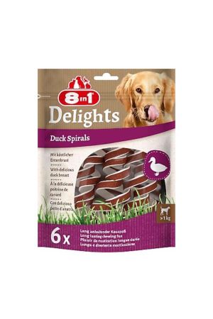 8in1 Delights Ördekli Burgu Köpek Ödülü 6 lı