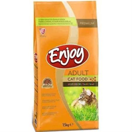 Enjoy Multi Color Renkli Yetişkin Kedi Maması 15 KG