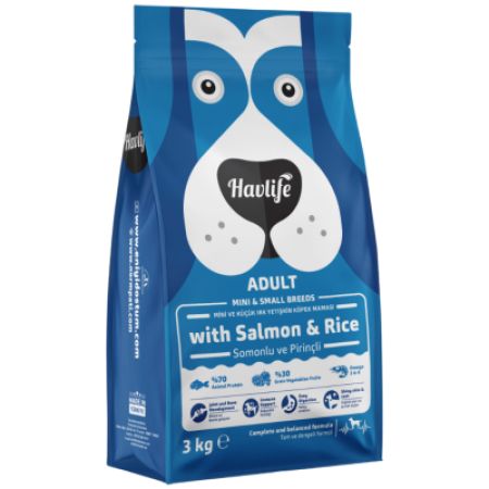 Havlife Small Mini Adult Somonlu Küçük Irk Yetişkin Köpek Maması 3 Kg