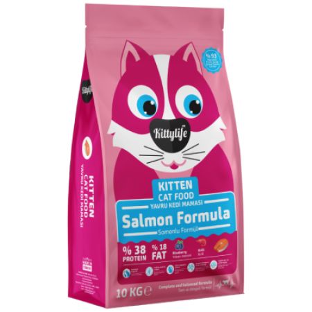 Kittylife Kitten Somonlu Yavru Kedi Maması 10 Kg