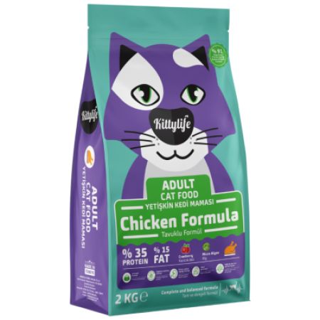 Kittylife Tavuklu Yetişkin Kedi Maması 2 Kg