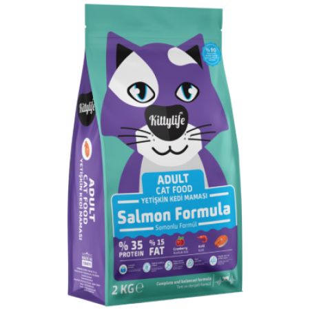 Kittylife Somonlu Yetişkin Kedi Maması 2 Kg