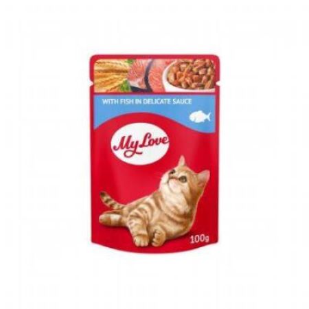 My Love Sos İçinde Balık Etli Pouch Kedi Maması 100 Gr