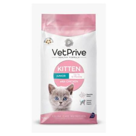 Vet Prive Kitten Tavuklu Yavru Kedi Maması 10 Kg.