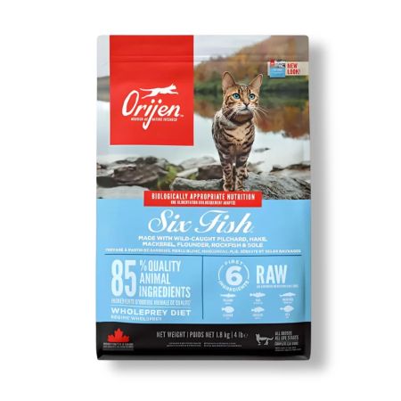 Orijen Six Fish Tahılsız 6 Balıklı Kedi Maması 1,8 kg