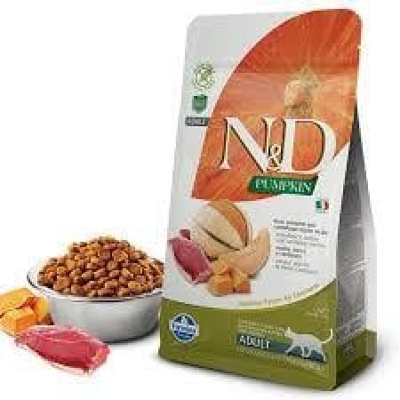 N&D Pumpkin Ördek, Kavun Ve Bal Kabaklı Tahılsız Kedi Maması 1,5 kg