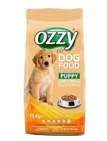 Ozzy Kuzu Etli Pirinçli Yavru Köpek Maması 15 Kg