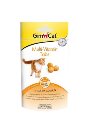 Gimcat Tabs Multivitamin Vitaminli Kedi Ödül Tableti 40 Gr