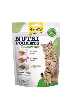 Gimcat Nutripockets Country Mix Kedi Ödülü 150 Gr