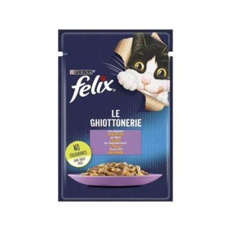 Felix Kuzu Etli Yetişkin Kedi Yaş Maması 85 Gr X 26 Adet