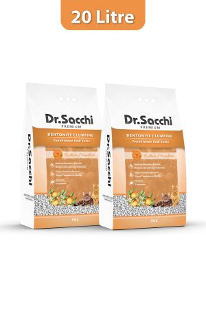 Dr.Sacchi Bodrum Mandalinası Kokulu Bentonit Kedi Kumu 10 Lt X2AD