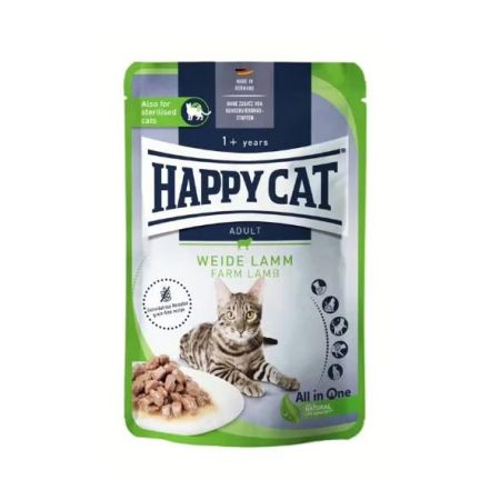 Happy Cat Kuzulu Tahılsız Kedi Konservesi 85 g