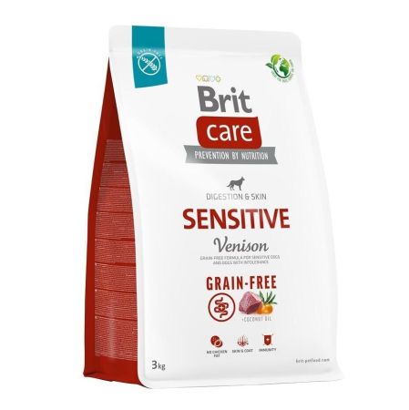 Brit Care Sensitive Hypo Alerjenik Geyik Etli Tahılsız Köpek Maması 3 Kg