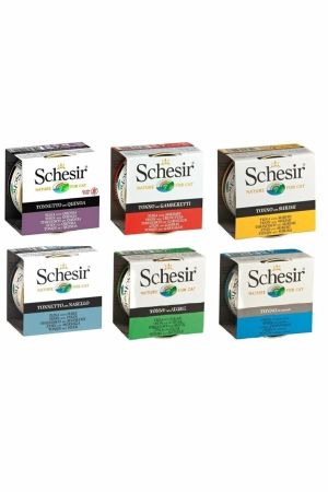 Schesir 6 Çeşit Karma Kedi Konserve 85 Gr. X 6 Adet