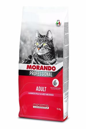 Morando Yetişkin Kedi Maması Biftekli&tavuklu 15kg