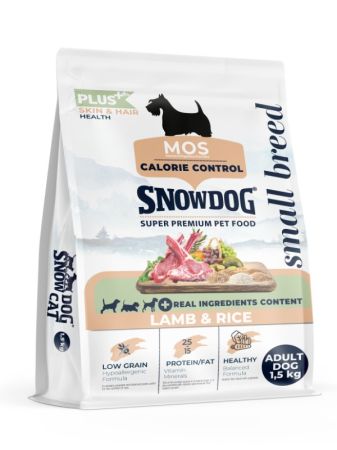 Snow Dog Plus Düşük Tahıllı Mini Yetişkin Kuzu Etli Köpek Maması 1,5 Kg