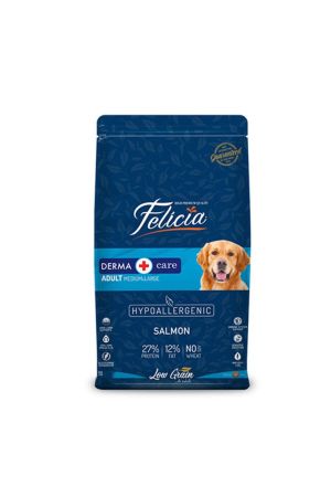 Felicia Hypoallergenic Medium Large Somonlu Düşük Tahıllı Yetişkin Köpek Maması 3 Kg