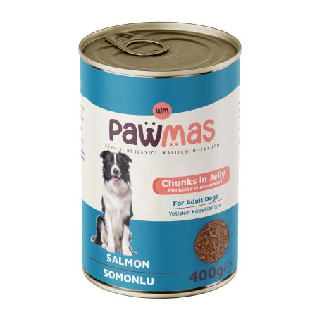 Pawmas Somonlu Yetişkin Köpek Konservesi 400 gr