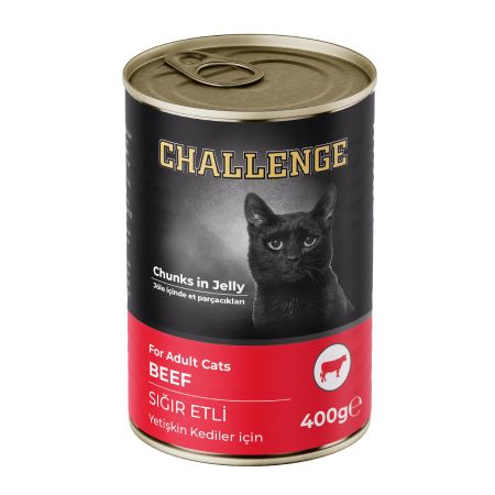 Challenge Sığır Etli Yetişkin Kedi Konservesi 400 gr