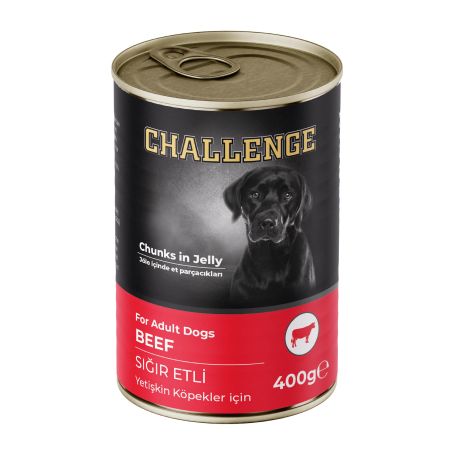 Challenge Sığır Etli Yetişkin Köpek Konservesi 400 gr