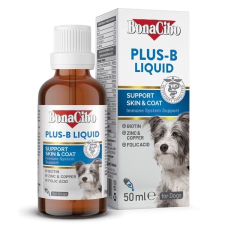 BonaCibo Plus-B Liquid For Dog Köpekler için Multivitamin Damla - 50 ML