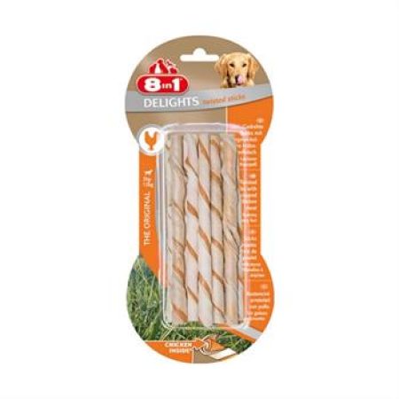 8in1 Delights Bones Ağız Bakım Burgu Çubuğu Köpek Ödülü 55 Gr