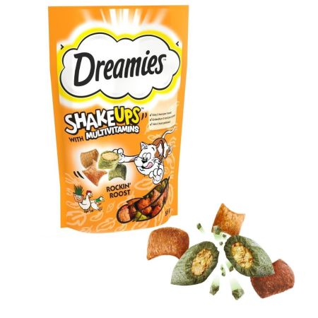 Dreamies Shake Ups Rockin Rooster Karışık Kedi Ödül Maması 55 Gr