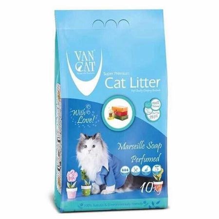 VanCat Marsilya Sabunu Kokulu İnce Taneli Kedi Kumu 2x10 Kg
