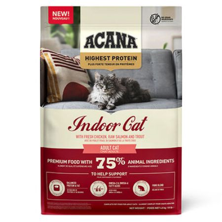 Acana Highest Protein Indoor Cat Tahılsız Kedi Maması 4,5 Kg