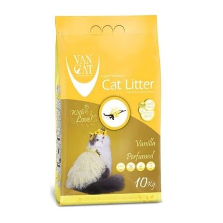 VanCat Vanilya Kokulu İnce Taneli Kedi Kumu 10 Kg