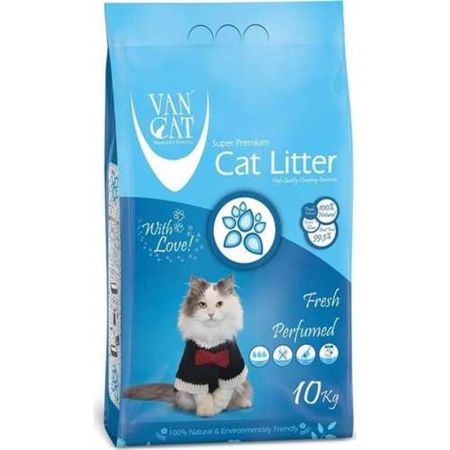 VanCat Fresh Parfüm Kokulu İnce Taneli Kedi Kumu 10 Kg