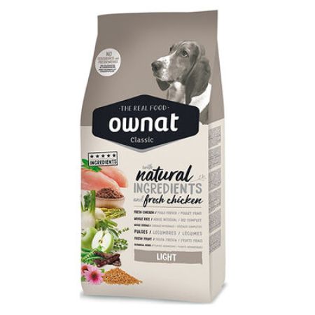 Ownat Classic Light Tavuklu Köpek Maması 12 Kg + Temizlik Mendili