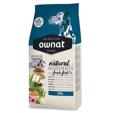 Ownat Classic Balıklı Köpek Maması 12 Kg + Temizlik Mendili