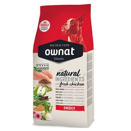 Ownat Classic Energy Adult Tavuklu Köpek Maması 12 Kg + Temizlik Mendili