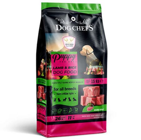 Dog Chefs Puppy Kuzu Etli Yavru Köpek Maması 15 Kg