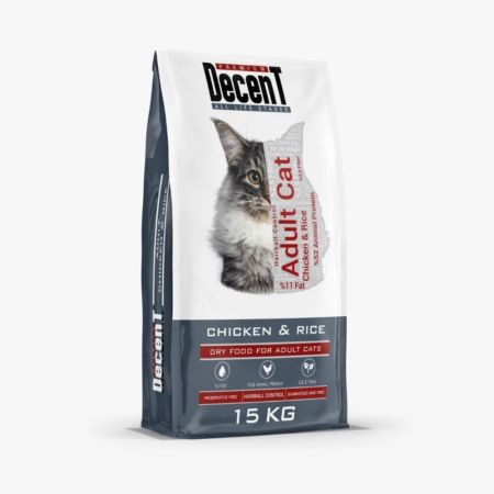 Decent Tavuklu Yetişkin Kedi Maması 15 Kg