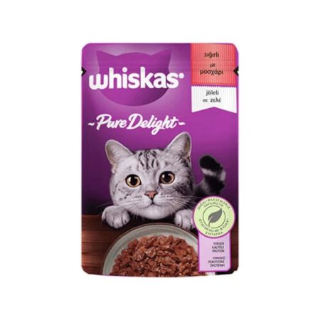 Whiskas Pure Delight Sığır Etli Kedi Pouch 85gr