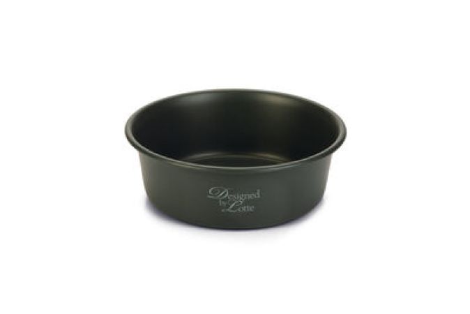 Beeztees DBL Köpek Mama Su Kabı, Mat Siyah Paslanmaz Çelik, 16cm, 940ml