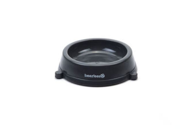 Beeztees Kedi Mama Su Kabı, Kaymaz, Plastik, Antrasit 17cm