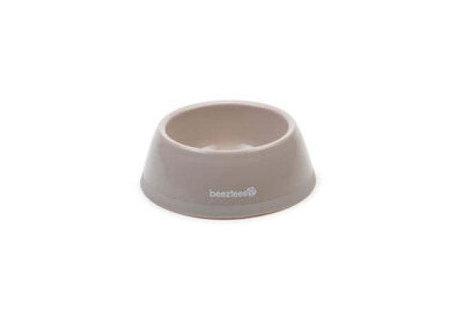 Beeztees Köpek Mama Su Kabı, Plastik, Bej, 300ml