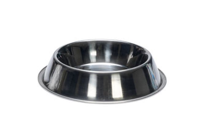 Beeztees Köpek Mama Su Kabı, Paslanmaz Çelik, Kaymaz, 22cm, 1,6L