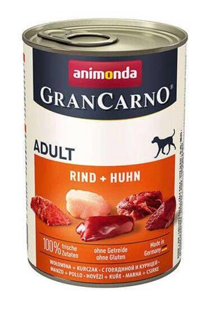 Animonda Gran Carno Sığır Etli Ve Tavuklu Yetişkin Köpek Konservesi 400 Gr x 6 Adet