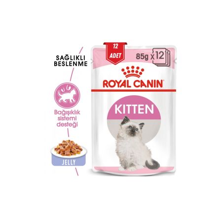 Royal Canin Kitten Jelly Pouch Yavru Yaş Maması 12 x 85 gr