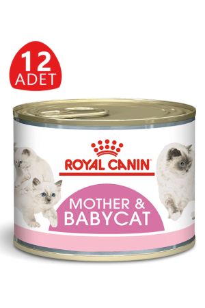 Royal Canin Mother and Babycat Instinctive Anne ve Yavru Kedi Konservesi 12 x 195 gr