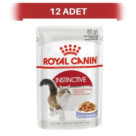 Royal Canin Instinctive Jelly Pouch Yetişkin Kedi Yaş Maması 12 x 85 gr