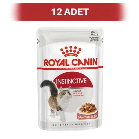 Royal Canin Instinctive Gravy Pouch Yetişkin Kedi Yaş Maması 12 x 85 gr