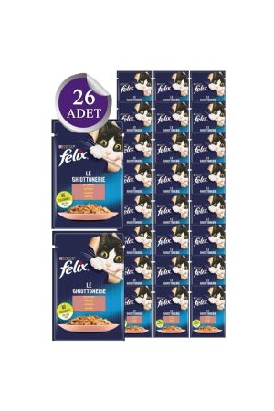 Felix Somonlu Yaş Kedi Maması 26x85g