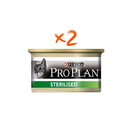 Pro Plan Sterilised Somonlu ve Ton Balıklı Kısırlaştırılmış Kedi Konservesi 2 x 85 gr