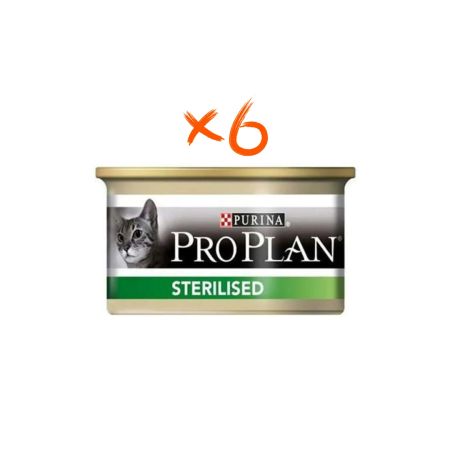 Pro Plan Sterilised Somonlu ve Ton Balıklı Kısırlaştırılmış Kedi Konservesi 6 x 85 gr