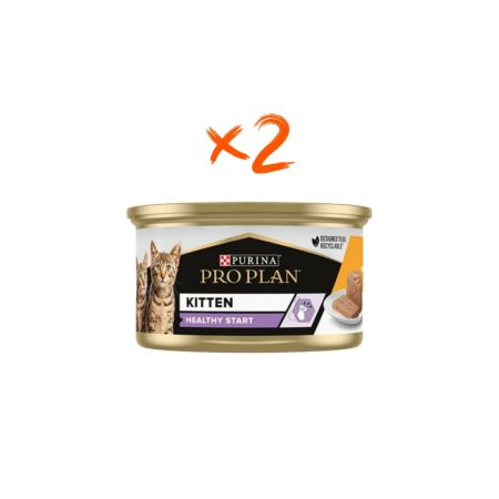 Pro Plan Kitten Tavuklu Yavru Kedi Konservesi 2 x 85 gr
